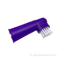 Brosse à dents pour animaux de compagnie brosse à dents et dentifrice